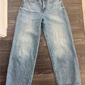 Madewell Light Blue Flare & Wide Leg Jeans
